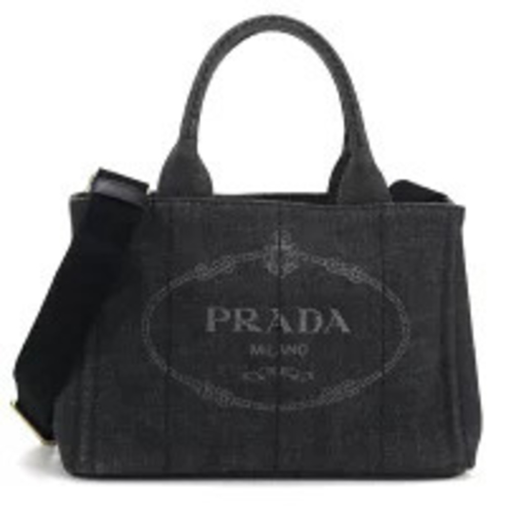 Prada Tote Bag Canapa Black Handbag